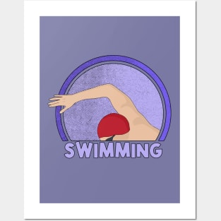 Swimming Posters and Art